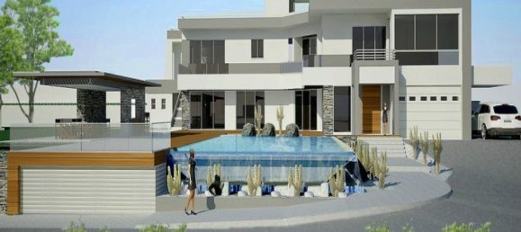 Вилла с 4 спальнями в Аспрогия, Кипр № 22362 3