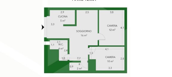 Apartamento de 3 divisões em Barletta, Italy N.º 26120 20