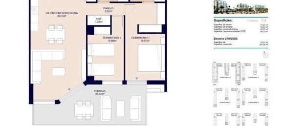 2 Schlafzimmer Wohnung in Almerimar, Spain, Nr. 12852 12