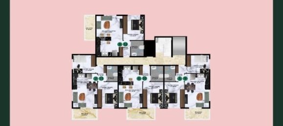 2 rooms Apartment in Alanya, Turkey No. 13341 13