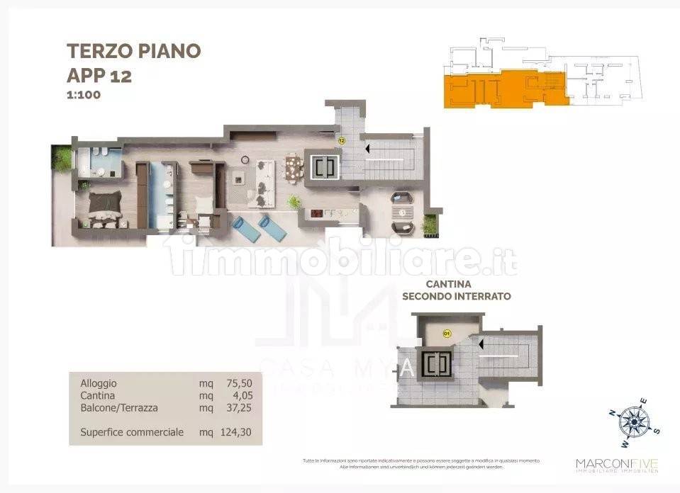 Apartamento T2 em Trentino-Alto Adige, Italy N.º 217404
