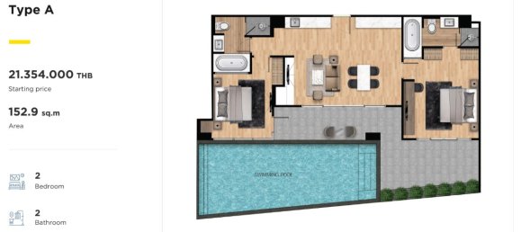 2 chambres Condo à Wekata 3 Phuket, Thailand No. 29940 7