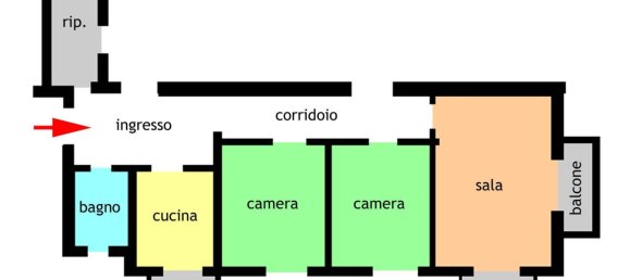 Квартира с 4 спальнями в Санремо, Италия № 332352 32