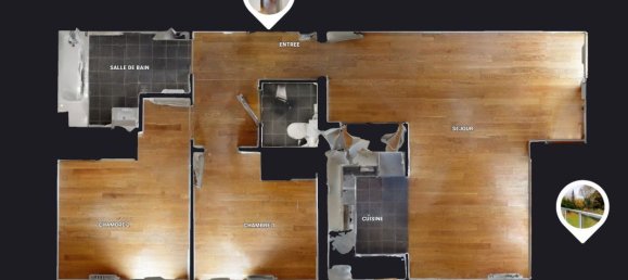 2 غرف نوم شقة في Croix, France رقم 99546 13