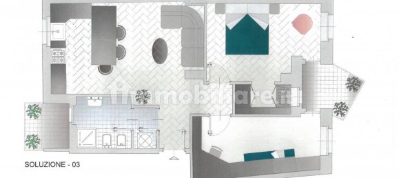 Квартира с 2 спальнями в Сеттимо Торинезе, Италия № 347067 6