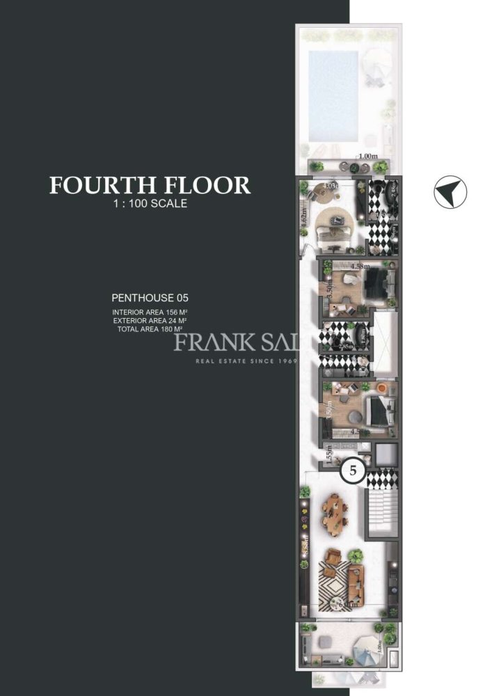 3 bedrooms Penthouse in Nadur, Malta No. 824