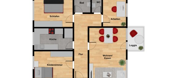 4 rooms Apartment in Lippe, Germany No. 366330 2