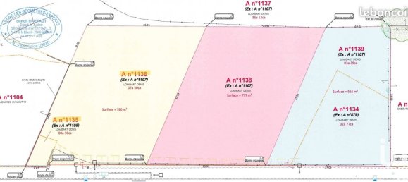 Terreno em Honnecourt-sur-Escaut, France 780 m² N.º 44596 3