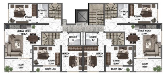 Apartment 1+1 in Gazipasa, Turkey No. 31334 14