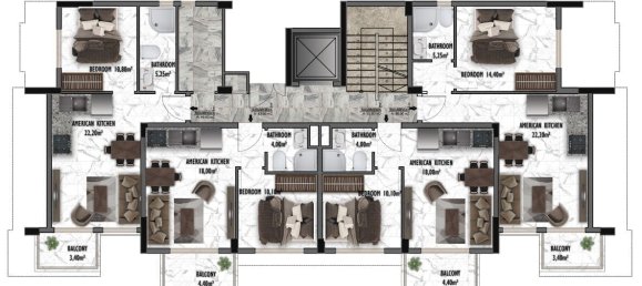 Apartment 1+1 in Gazipasa, Turkey No. 31334 11