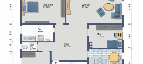 Apartamento de 4 habitaciónes en Calw, Germany No. 17033 17
