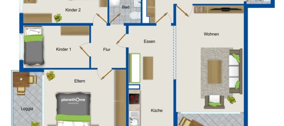 Apartamento de 4 habitaciónes en Mainz, Germany No. 65967 12