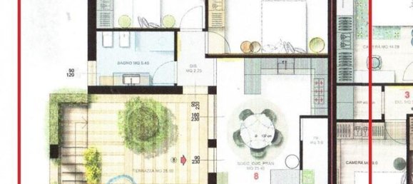 4-Zimmer Wohnung in Pisa, Italy, Nr. 126640 3