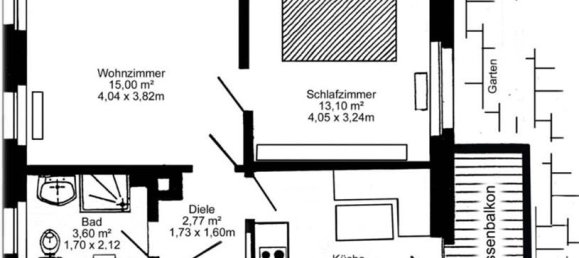 2 rooms Apartment in Hof, Germany No. 353412 5