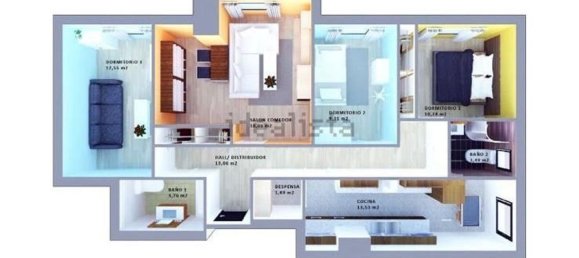 3 Schlafzimmer Wohnung in Oviedo, Spain, Nr. 164446 16