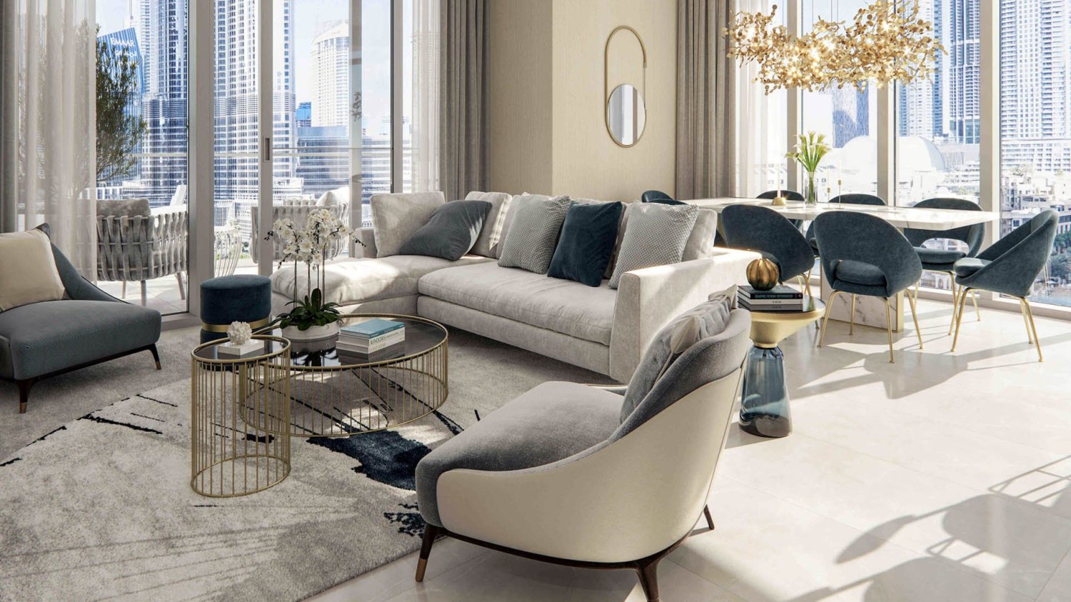 3 bedrooms Apartment in GRANDE SIGNATURE RESIDENCES, Downtown Dubai (Downtown Burj Dubai), UAE No. 58617