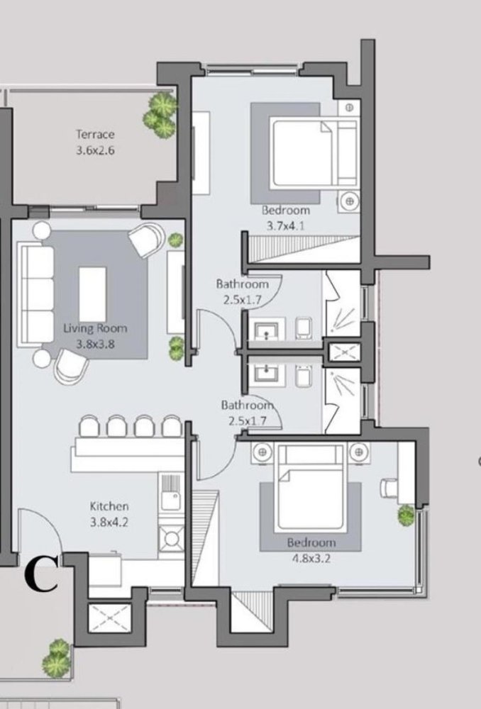 2 bedrooms Condo in Red Sea, Egypt No. 2202