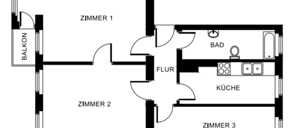 Квартира с 2 спальнями в Кройцберг, Германия № 364355 13