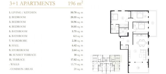 3-salle Villa à Kargicak, Turkey No. 9737 20