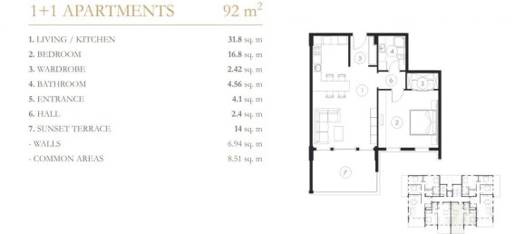 3-salle Villa à Kargicak, Turkey No. 9737 18