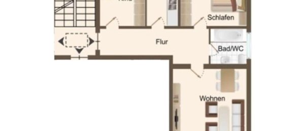 1 Schlafzimmer Wohnung in Osnabrück, Germany, Nr. 359154 2