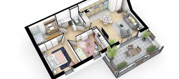 2 Schlafzimmer Villa in Villerupt, France, Nr. 156499 8