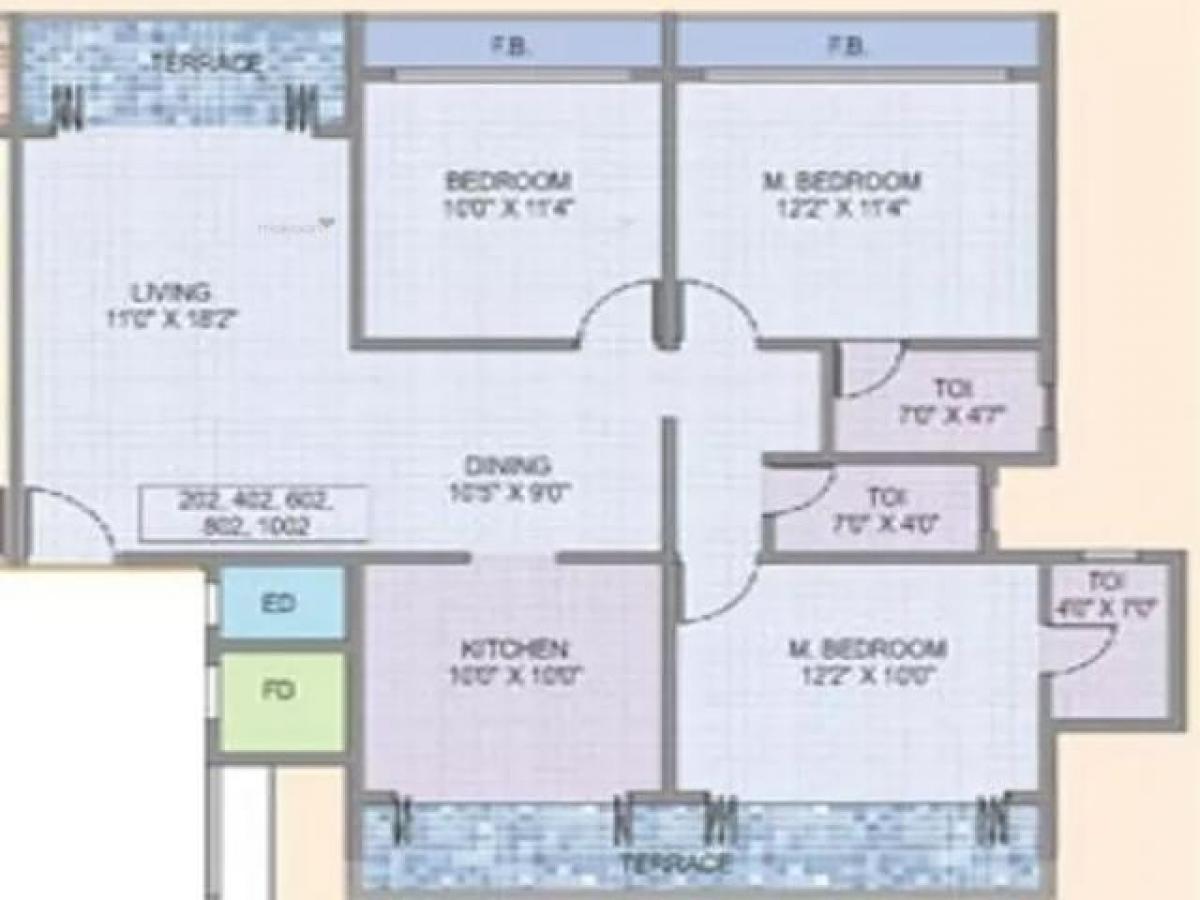 3 bedrooms House in Mumbai, India No. 59739