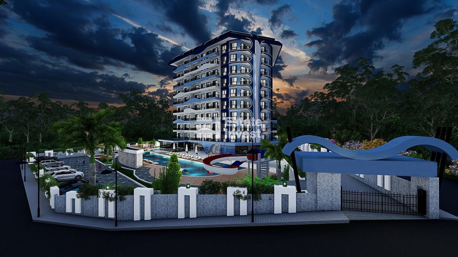 Wohnung 2+1 in Alanya, Turkey, Nr. 26306