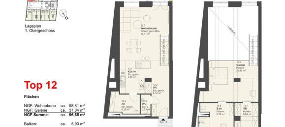 2 rooms Apartment in Vienna, Austria No. 181534 6