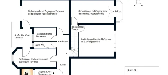 2 غرف نوم منزل ذو طابقين في Halensee, Germany رقم 52622 30