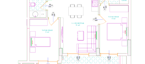 Apartment 2+1 in Avsallar, Turkey No. 16214 9