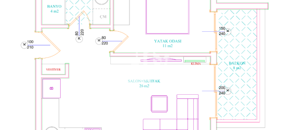 Apartment 2+1 in Avsallar, Turkey No. 16214 8