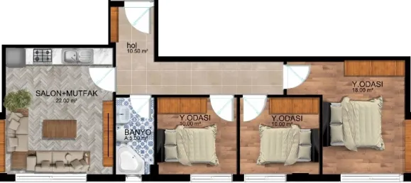 Apartment 3+1 in Dosemealti, Turkey No. 33283 10