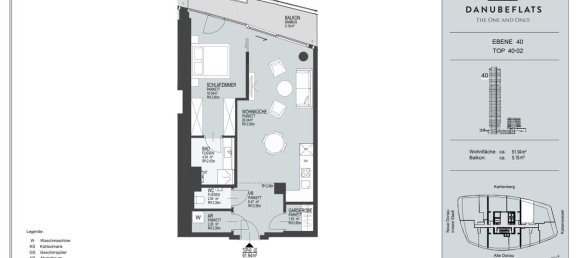 Apartamento de 2 habitaciónes en Vienna, Austria No. 226360 8