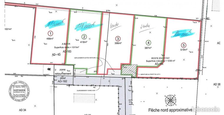  قطعة أرض في Peyrolles-en-Provence, France 416متر مربع رقم 315779