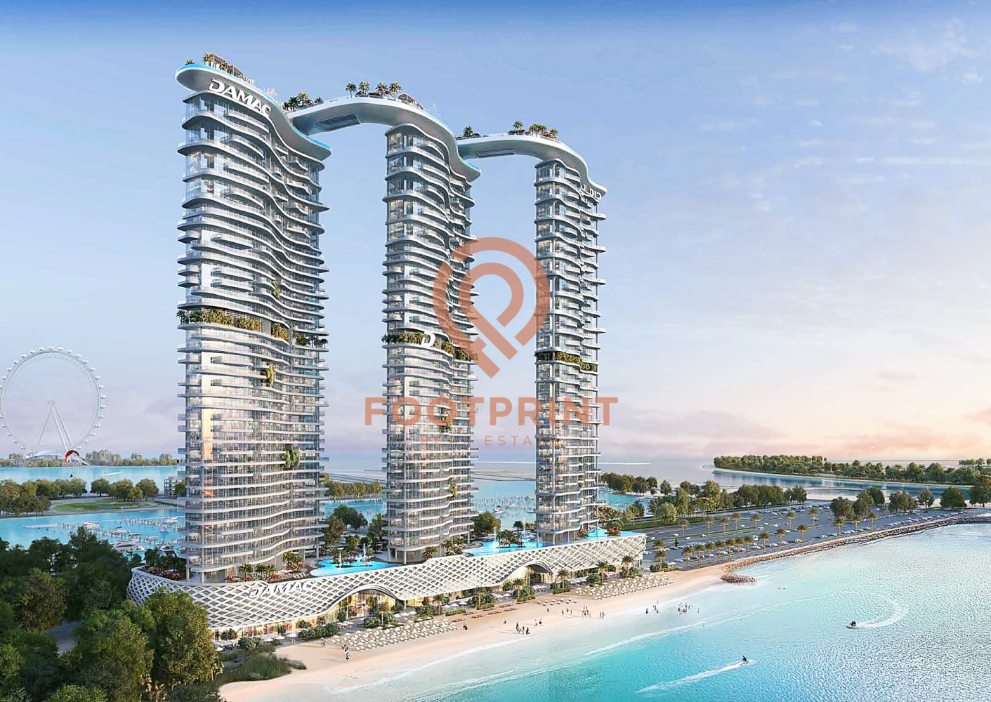 Apartamento de 3 dormitorios en Dubai Harbour, UAE No. 24125