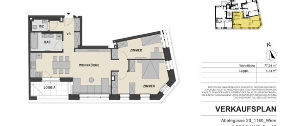 3 rooms Apartment in Ottakring, Austria No. 159165 16