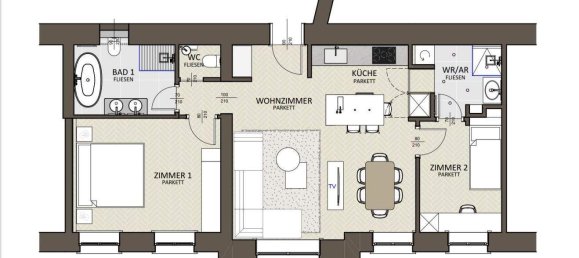 3 rooms Apartment in Wieden, Austria No. 112931 14