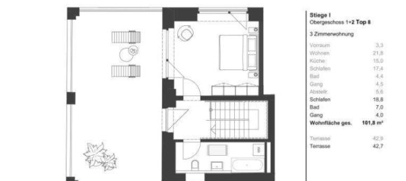 3 rooms Penthouse in Vienna, Austria No. 253429 20