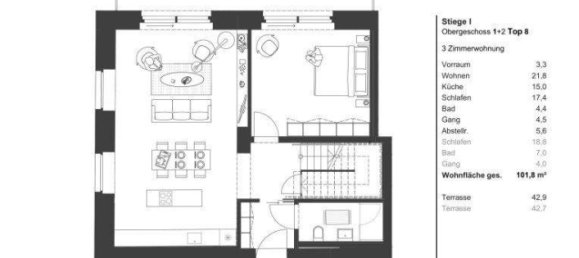 3 rooms Penthouse in Vienna, Austria No. 253429 19