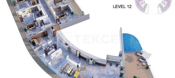 1 bedroom Apartment in Al Marjan Island, UAE No. 34250 13