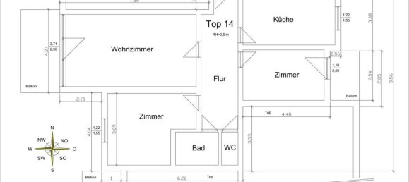 3غرفة شقة في Bregenz, Austria رقم 198108 18