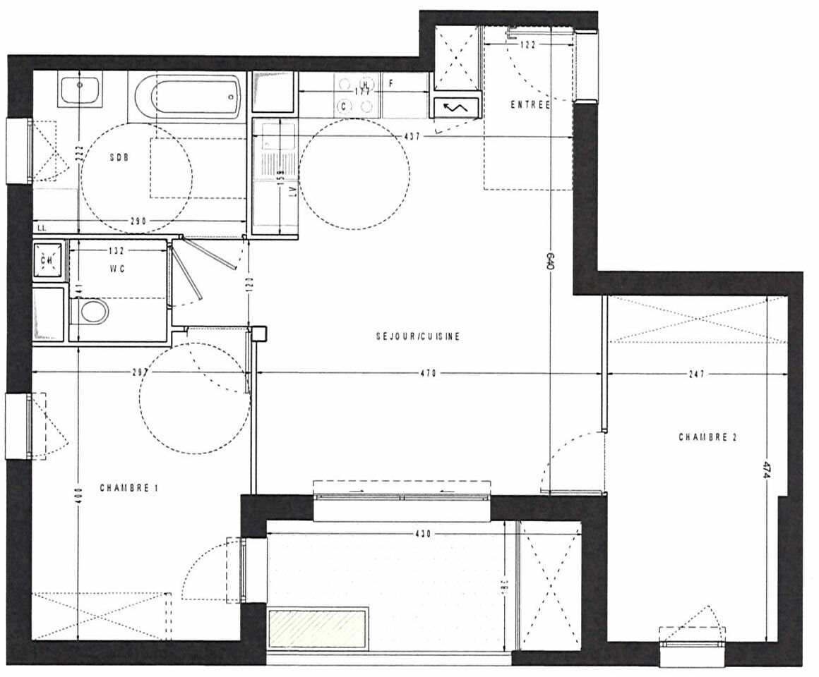 2 غرف نوم شقة في Saran, France رقم 82303