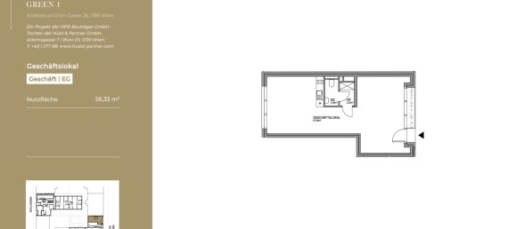 1-Zimmer Gewerbliche Immobilie in Währing, Austria, Nr. 213464 6