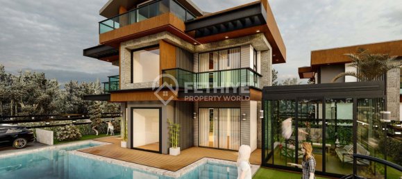 Вилла 4+1 в Фетхие, Турция № 22683 6