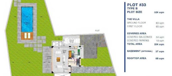 Вилла с 3 спальнями в Пернера, Кипр № 11569 14