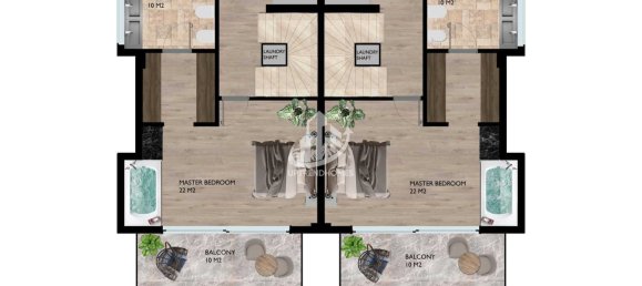 فيلا 3+1 في Alanya, Turkey رقم 4327 15