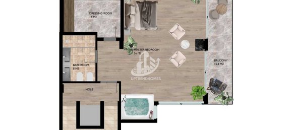 فيلا 3+1 في Alanya, Turkey رقم 4327 11