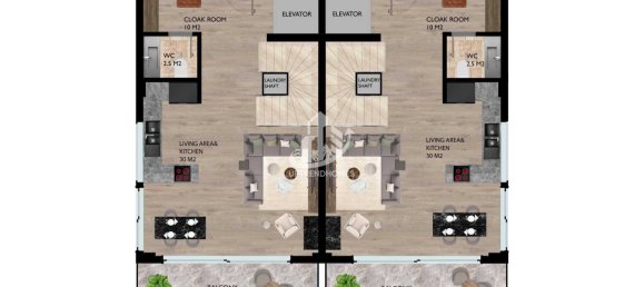 فيلا 3+1 في Alanya, Turkey رقم 4327 13