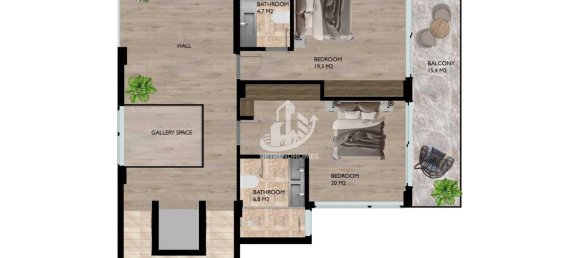 فيلا 3+1 في Alanya, Turkey رقم 4327 10